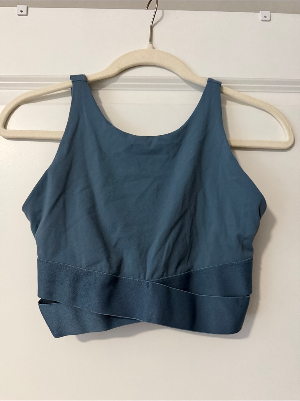 JoyLab Blue High-Neck Sports Bra